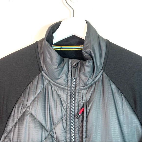 Smartwool Smartloft 120 Quilted Jacket in Graphite Gray Black Size Medium - Picture 7 of 16
